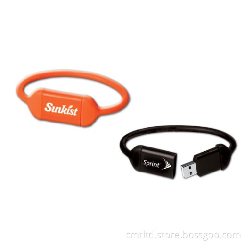 High Speed Promotional Gift Custom Wristband USB Pen Drives (CMT-WB007)